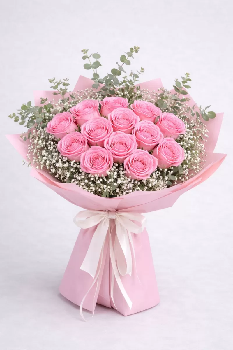 Pembe Düşler – Pembe Gül Buketi