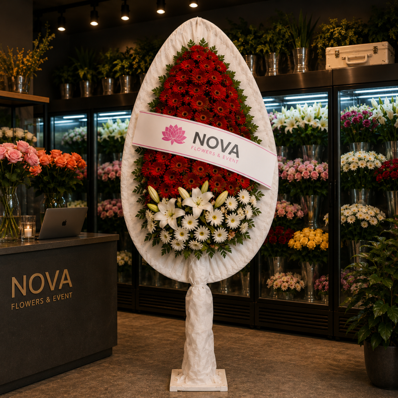 Nova Classic Gerbera Açılış ve Kutlama Çelengi