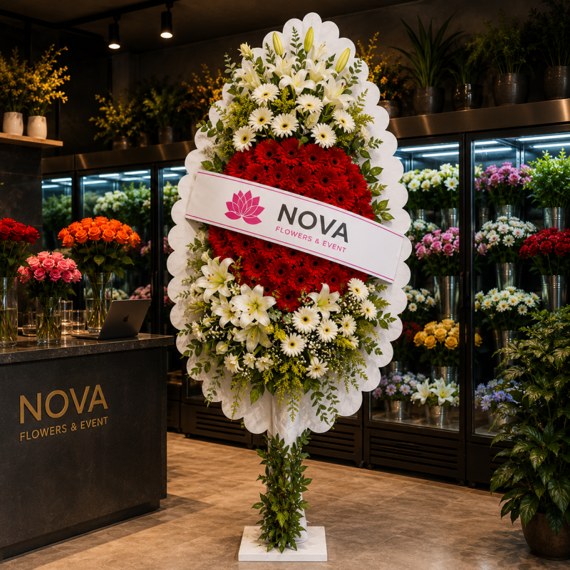 Nova Lily Prestige Organizasyon Çelengi